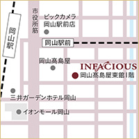 岡山 高島屋店 地図