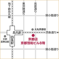 京都店　地図